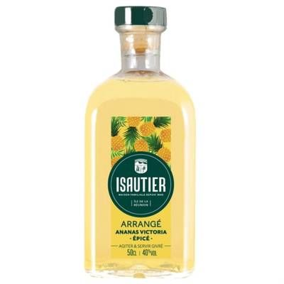 Isautier Rhum arrangé Aananas Victoria épicés, 50cl