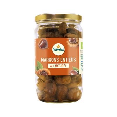 Priméal Marrons bio entiers naturels, 420g