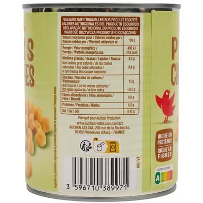 3596710553402 - Auchan - Pois chiches