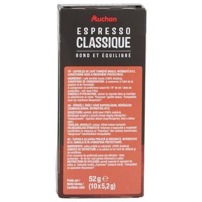 3245678093702 - Auchan - Capsules de café Espresso classico