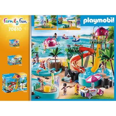 4008789706102 - PLAYMOBIL® Family Fun - Piscine avec jet d'eau
