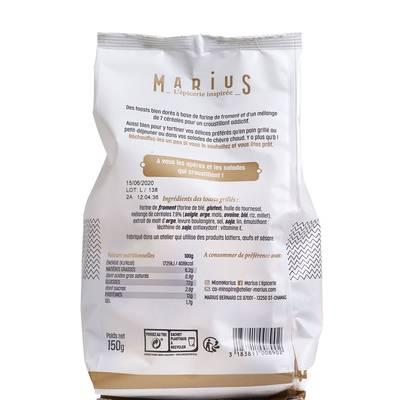 3183811008902 - Marius, L'Épicerie Inspirée - Toasts Grillés- Baguette tranchée aux 7 Céréales
