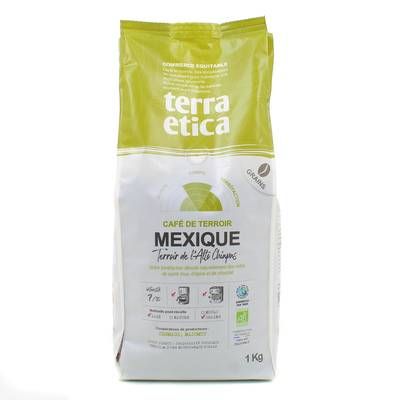 Café Michel Café en grain Mexique Bio Pur Arabica, 1Kg