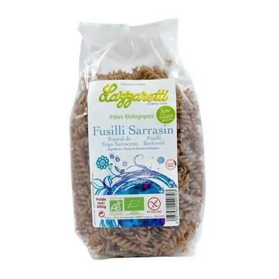 3267460020703 - Lazzaretti - Fusilli 100% Sarrasin Bio sans gluten