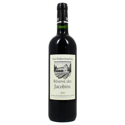 Saint Emilion Grand Cru AOC Réserve des Jacobins, 75cl