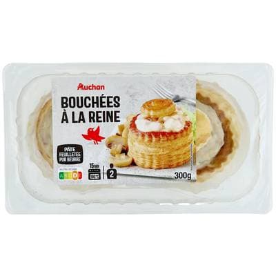 Auchan Bouchées à la reine, 2 pièces - 300g