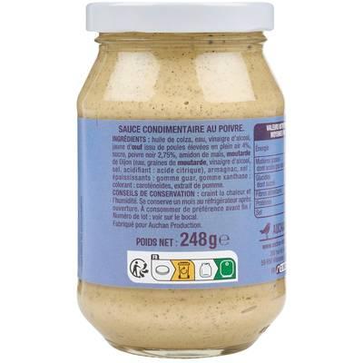 3596710241903 - Auchan - Sauce au poivre en bocal