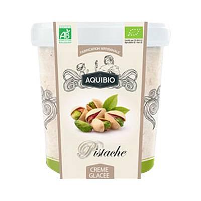 3516459012503 - Aquibio - Crème glacée Pistache artisanale bio