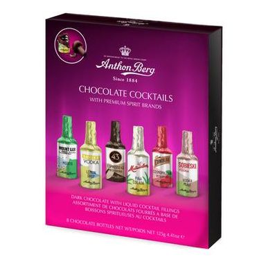 Anthon Berg coffret chocolat cocktail, 8 pièces