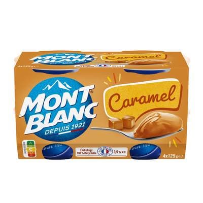 Mont Blanc Mini au Caramel, 4x125g