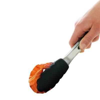 3485990168003 - Mastrad - Pince acier et silicone Noir