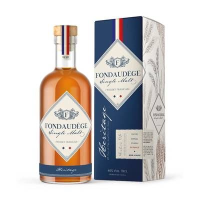 Fondaudege Whisky pure malt de France 40°, 70cl