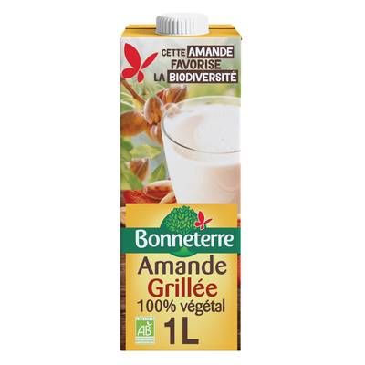 Bonneterre Boisson amande grillée bio, 1L