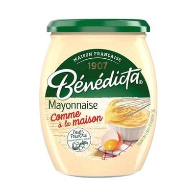 Bénédicta Mayonnaise Comme à la maison en bocal, 255g