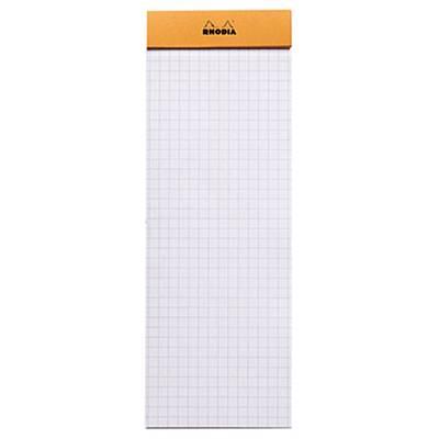 3037920082004 - Rhodia - Un Bloc notes 7.4 x 21 cm petits carreaux N°8