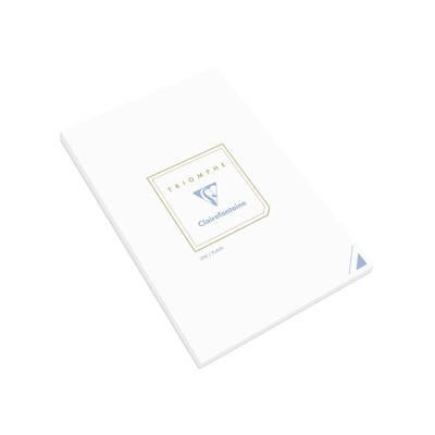 3329680612004 - Clairefontaine - Bloc de correspondance A5 14,8 x 21 cm uni blanc