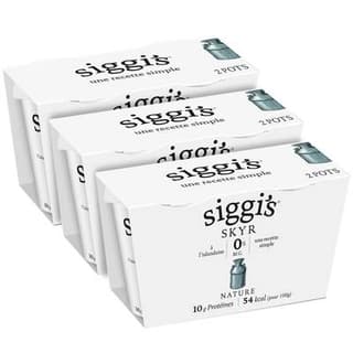 Siggi's Skyr Nature 0%mg, Lot de 3 - 2x140g