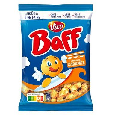 Baff Pop Corn Caramel, 100g