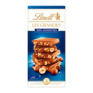 Lindt Chocolat au lait Noisettes, 150g