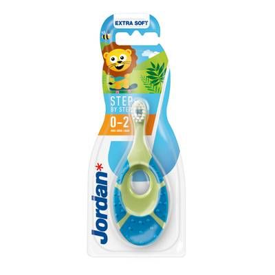 Jordan Brosse à dents Extra Souple Bébé 0-2 Ans, 1 brosse à dent