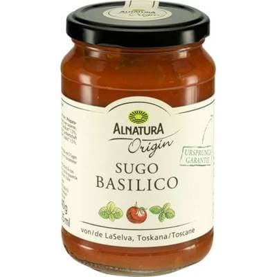Alnatura Sauce tomate bio au basilic - Sugo Basilico en bocal, 340g