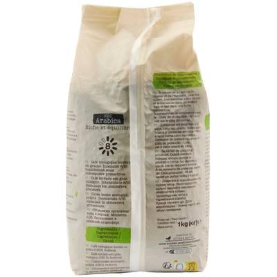 3245678168905 - Auchan BIO - Café en grains 100% arabica intensité 8 bio