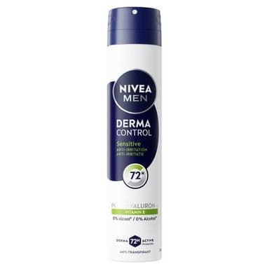 Nivea Men Déodorant Anti-transpirant 72H Derma Control Sensitive, 200ml