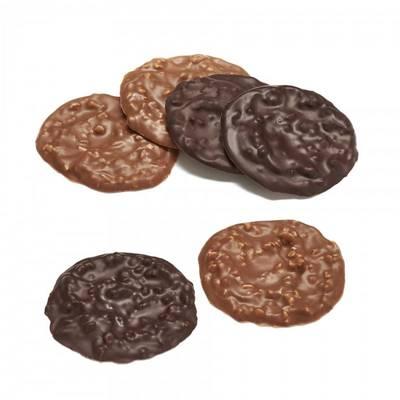 3449610471706 - La Maison Du Biscuit - Tuiles au chocolat au lait et noir panaché