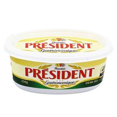 Président Beurrier 1/2 sel, 250g