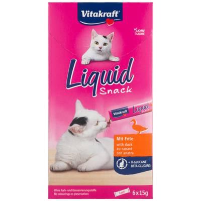 4008239235206 - Vitakraft Liquid - Snack au Canard et Beta-Glucanes - Friandise pour chat