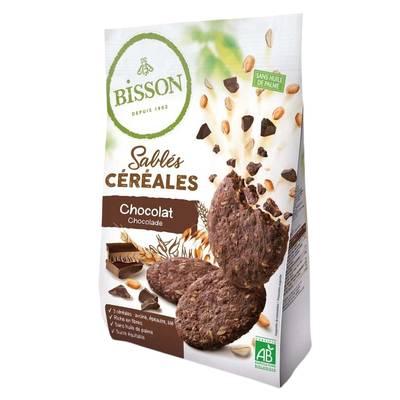 3380380092107 - Bisson - Biscuit sablés céréales choco bio