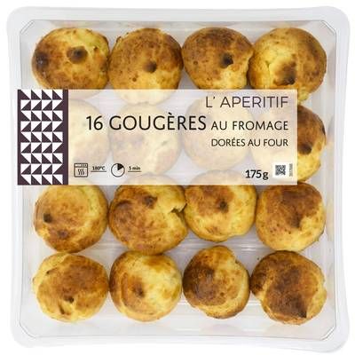 Mix Buffet Gougères au Fromage, 16 pièces - 175g