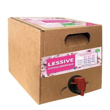Bulle Verte Lessive hypoallerlergénique sans parfum Ecocert, Bidon de 3L