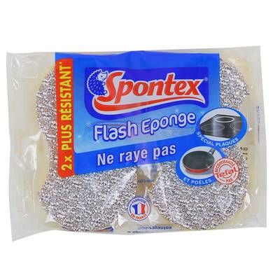 Spontex Éponges grattantes flash, 2 pièces