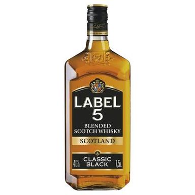 Label 5 Blended scotch whisky 40°, 1,5L