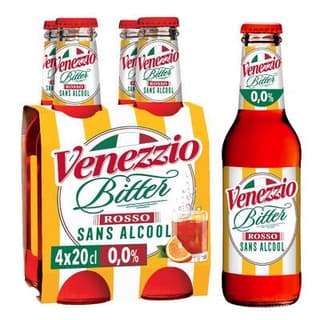 Venezzio Apéritif bitter sans alcool, 4x20cl