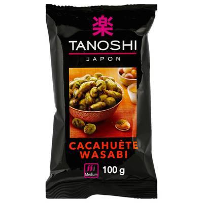 3229820793009 - Tanoshi - Japon - Cacahuètes au Wasabi - Apéritif Japonais