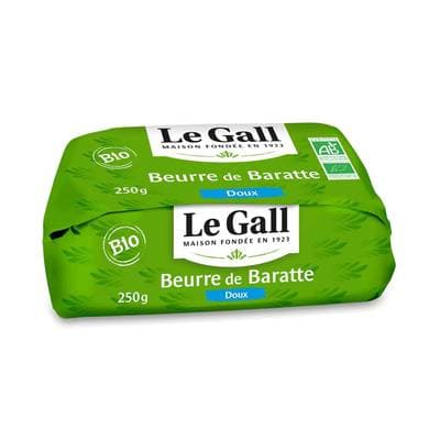 Le Gall Beurre moulé bio doux, 250g