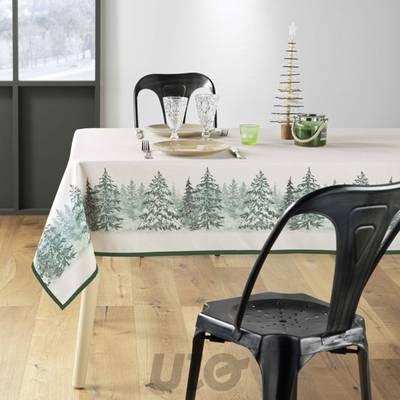 3574387231410 - Douceur D Interieur - Nappe rectangle polyster imprime christmas