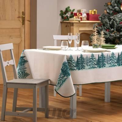 3574387231410 - Douceur D Interieur - Nappe rectangle polyster imprime christmas