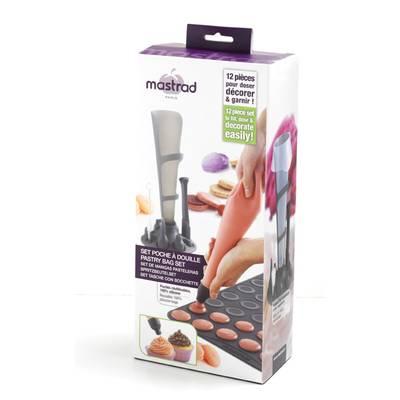 3485990382010 - Mastrad - Set poche à douille - Noir