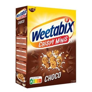 Weetabix Céréales crispy mini chocolat, 500g
