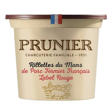 Prunier Rillettes du Mans, Label Rouge, 220g