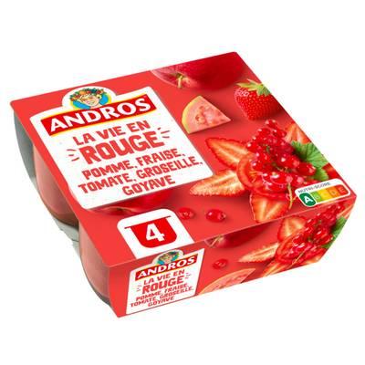 3608580141211 - Andros - Compote pomme fraise groseille