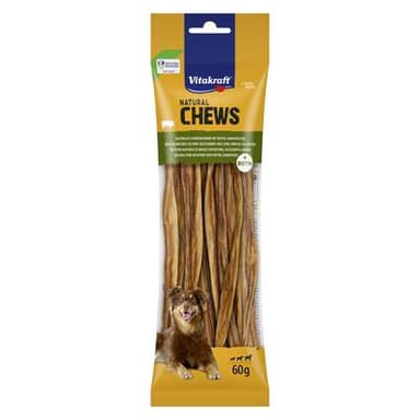 Vitakraft Natural Chews Intestin de Porc Séché- Friandise Récompense pour chien, 60g