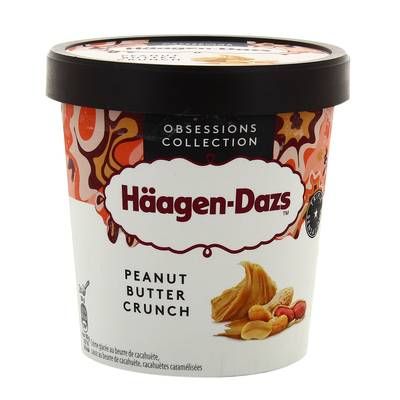 Häagen-Dazs Crème glacée Peanut Butter Crunch, 400g