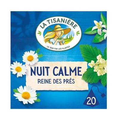 3042062209011 - La Tisanière - Infusion nuit calme reine des près, camomille, tilleul, oranger