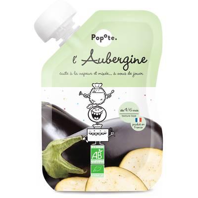 3760262840512 - Popote - Aubergine Bio Gourde Bébé Dès 4/6 mois