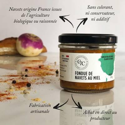 3770014066312 - Sept Collines - Fondue de navets au miel - Conserverie Artisanale