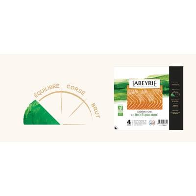 3033610062714 - Labeyrie - Saumon Fumé Bio, 120g